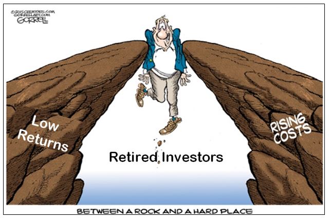 Retired Investors Between A Rock & Hard Place