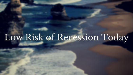 Good News Investors Low Risk of Recession Today